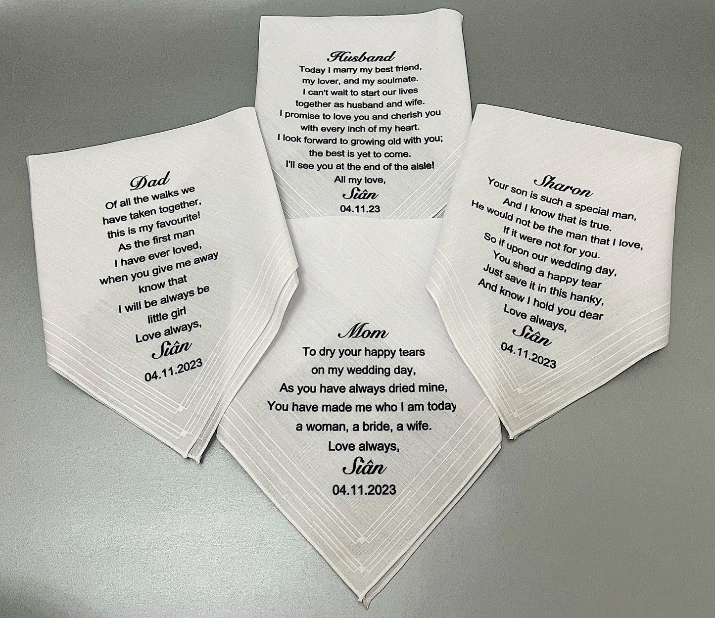 Personalised Napkin / Handkerchief