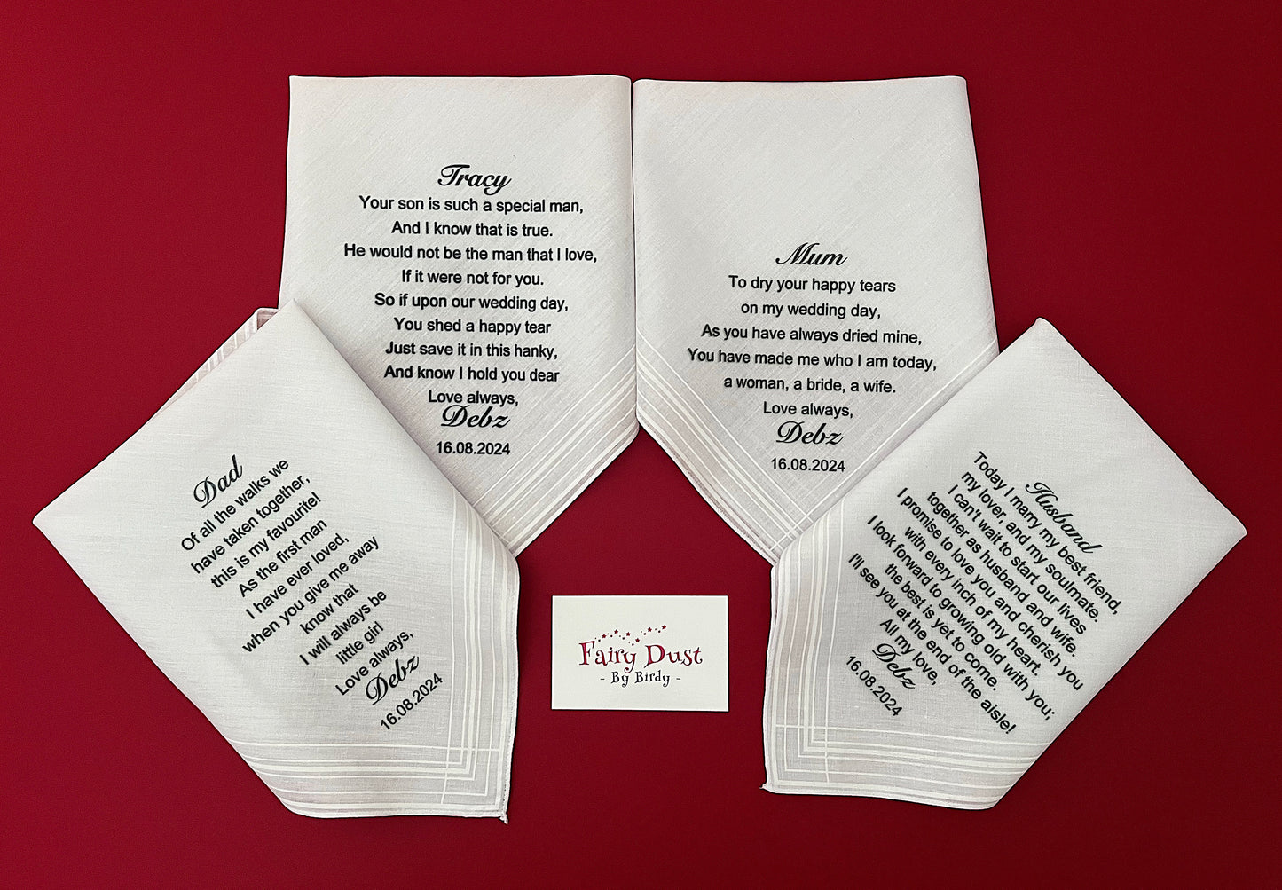 Personalised Napkin / Handkerchief