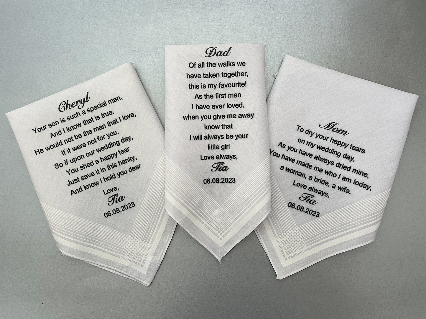 Personalised Napkin / Handkerchief