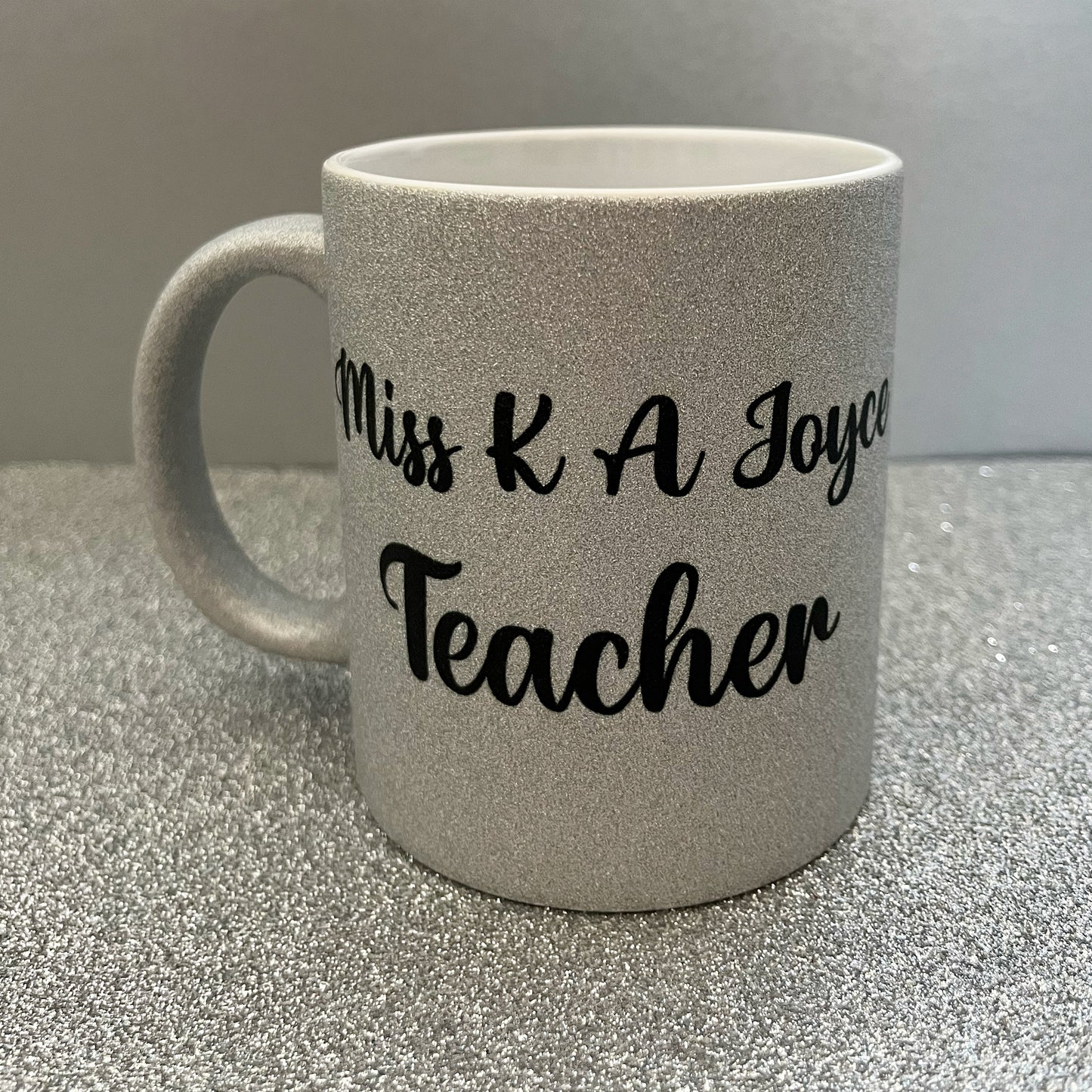 Personalised Glitter Mug