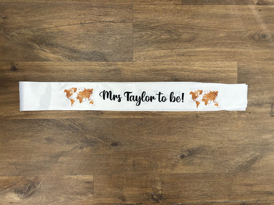 Personalised Sash