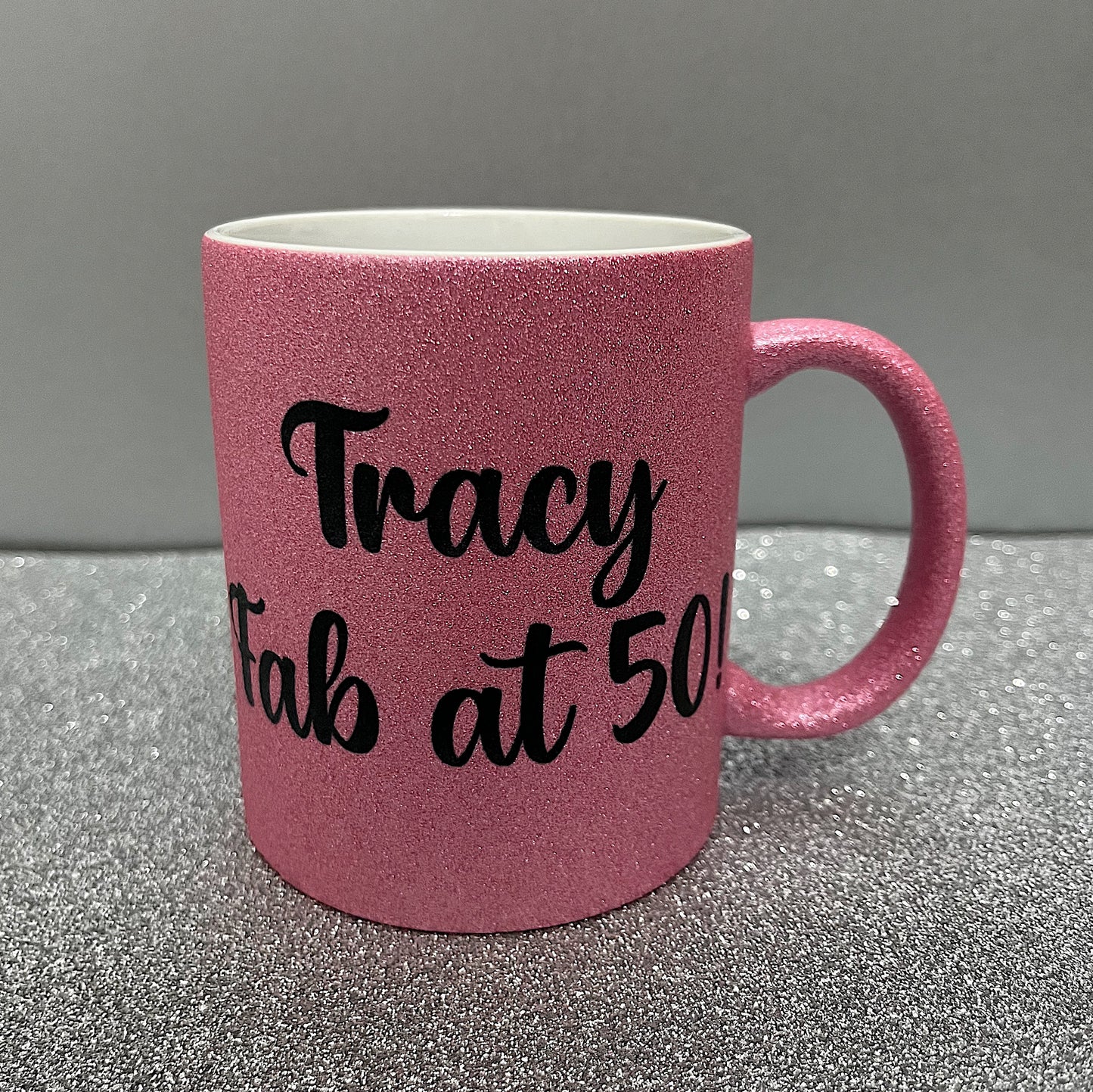 Personalised Glitter Mug