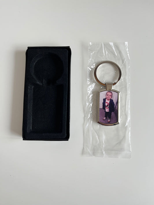 Personalised Metal Keyring (with gift box)