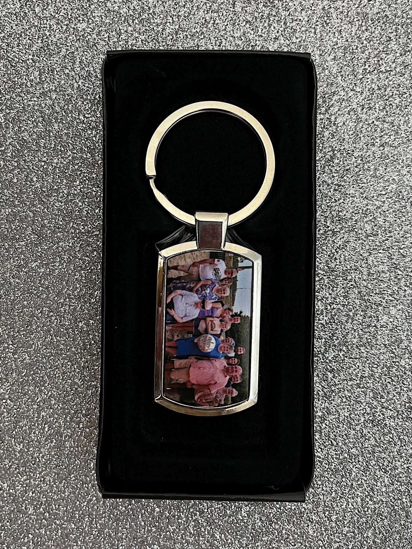 Personalised Metal Keyring (with gift box)